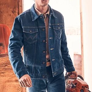 WRANGLER COWBOY CUT UNLINED DENIM JACKET
